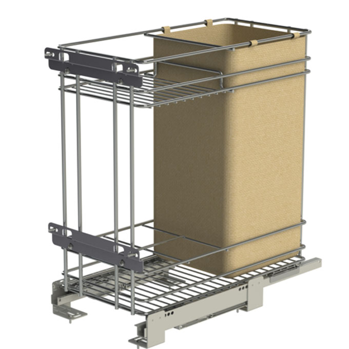 4100ACC4005 : Panier porte bouteille et pain 30 cm 4005 COMPAGNUCCI