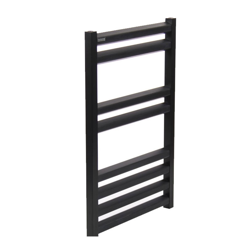 4240AC700 : Sèche serviette aluminium Noir 500-700 PETSA