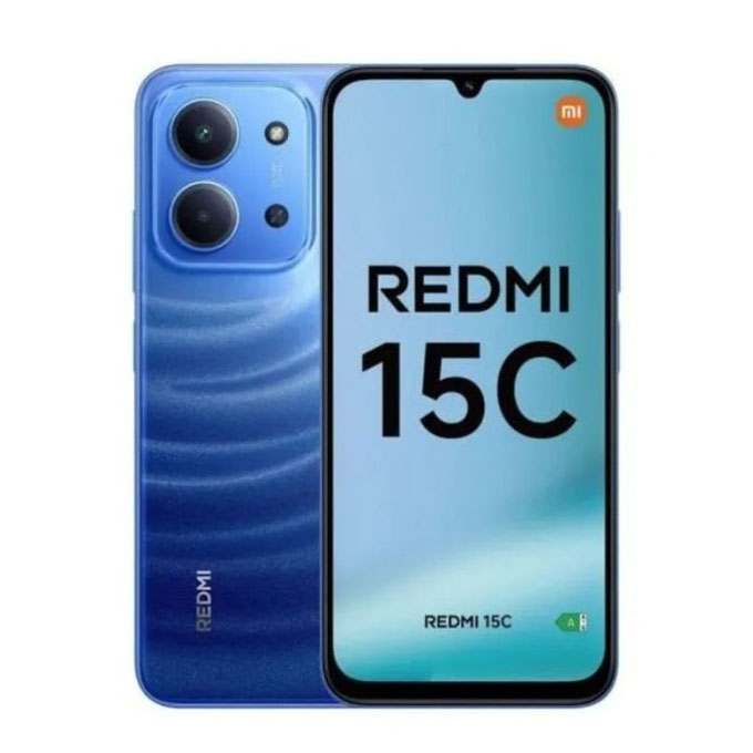 6932554456177 : Smartphone XIAOMI Redmi 15C 4Go 128Go Bleu