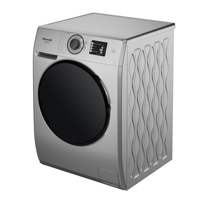 1384AME102 : Machine À Laver Automatique BRANDT 10.5Kg BAM102QSL Silver