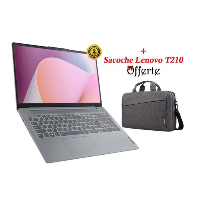 82XQ00HCFG : Pc Portable LENOVO IPS3-15AMN8 Ryzen 3 8Go 256Go SSD Gris Windows 82XQ00HCFG 